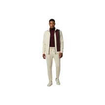 Men's Monte Carlo Turkey Jogging Suit 2pc Jump Set Stretchable 95061 Ivory Wine image 5