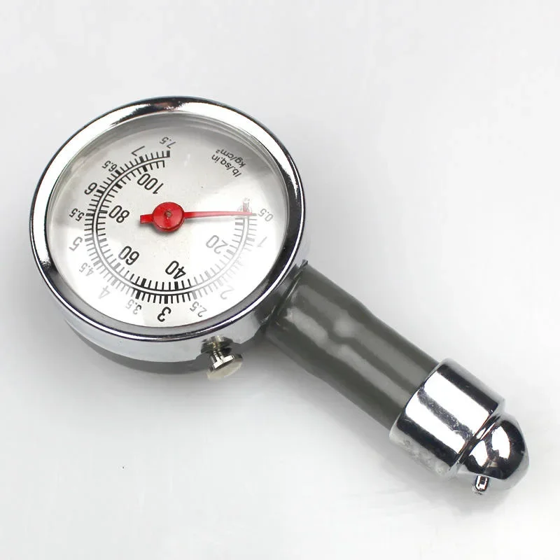 Metal Car Tire Pressure Gauge - Auto Air Pressure Meter Tester - Diagnostic To - £11.24 GBP