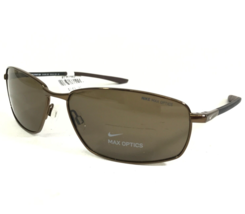 Nike Pivot Six Sunglasses EV1091 202 Brown Matte Black Wrap with brown Lenses - £72.38 GBP