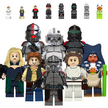 8pcs Star Wars The Bad Batch Tales of the Jedi Han Solo Leia Minifigures - £16.11 GBP
