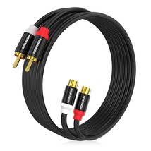 Rca Extension Cable Male To Female 3.3Ft, 2 Rca Male To 2 Rca Female Stereo Audi - £14.85 GBP