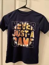 Champion Boys Short Sleeve T-Shirt Tee &quot;Never Just A Game&quot; Shirt Size 7/8 - £24.65 GBP