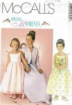McCall&#39;s Sewing Pattern 2643 Formal Wedding Party Pageant Dress Girls Si... - £6.29 GBP