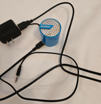 Tech &amp; Go Splash Mini Rechargeable Portable Speaker Blue Lightly Used WorksGreat - £9.67 GBP