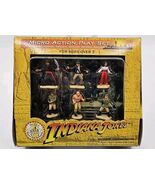 Disney Indiana Jones Micro Action Play Set Standing Figures People HO Sc... - $1,788.99 MXN