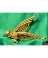 Vintage Capri Rare Gold Tone Eagle Brooch Pin - $34.72