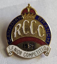 1991 RCCC CANADIAN BRANCH SENIOR COMPETITION WINNER LAPEL PIN SPORTS TEA... - £12.47 GBP