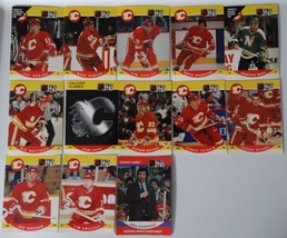 1990-91 Pro Set Series 2 Calgary Flames Team Set of 13 Hockey Cards - £1.59 GBP