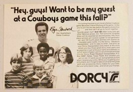 1978 Print Ad Dorcy Bicycles Roger Staubach Quarterback Dallas Cowboys - £7.72 GBP