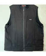 Wolverine Vest Men XLarge Black Canvas Fleece Lined Outdoor Workwear Poc... - $824.41 MXN