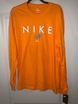 Nike Air long-sleeve Orange T-shirt Size Large - €30,81 EUR