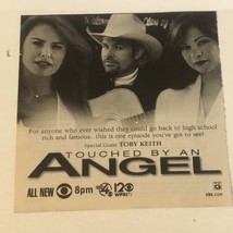 Touched By An Angel Tv Guide Vintage Print Ad Della Reese Roma Downey Tpa6 - $5.93