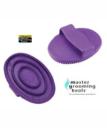 Master Grooming Tools De-Shedding BATH PRO Classic Rubber Curry Coat BRU... - $19.40 CAD