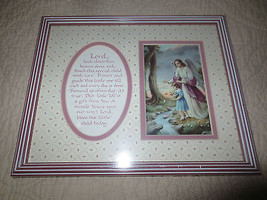 Framed CHILD BLESSING Wall Hanging in Original Gift Box - 9&quot; x 11&quot; - NEW... - $15.00