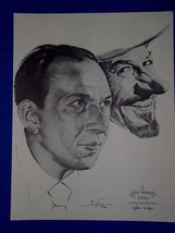 Jose Ferrer Academy Award Portrait Print Vintage 1962 Volpe Cyrano De Be... - $227.89 MXN