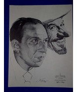 Jose Ferrer Academy Award Portrait Print Vintage 1962 Volpe Cyrano De Be... - $227.89 MXN