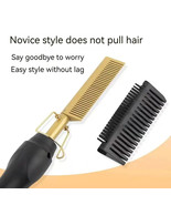 Electric Curling Iron Massage Comb For Long Curly Hair Haircutting Comb ... - £25.88 GBP