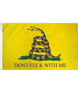 Gadsden Don&#39;t Fuck With Me Flag - 3x5 Ft - £15.66 GBP