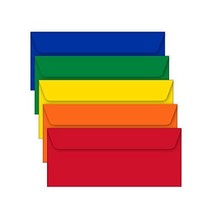 Geographics Primary Envelopes, No.10, 4.12 x 9.5 Inches, Assorted, 25 Pa... - $11.87