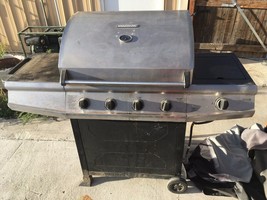 LOCAL PICKUP Brinkmann Silver Black Outdoor Backyard GAS BBQ Side Burner... - $102.47