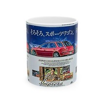 Subaru Impreza Ceramic Mug, Gift for Car Lovers, Unique Automotive Gift - $13.86+