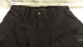 Mens 5.11 Tactical Series Poly Black 38x31 Cargo Military Style Trousers - $31.67