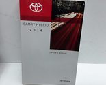 2016 Toyota Camry Hybrid Owners Manual [Paperback] Auto Manuals - $88.19