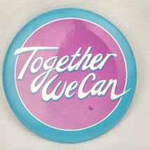 Together We Can Vintage Pin Button - £9.73 GBP