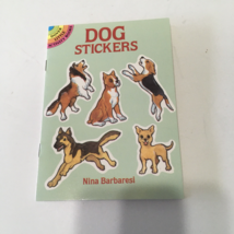 Vintage dog stickers book 24 different dog stickers Dover little activit... - $19.75