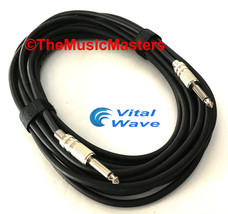 20ft 1/4&quot; Instrument Guitar Bass Amp Keyboard Audio Patch Cable Cord Wir... - $14.72