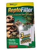 TetraFauna ReptoFilter Filter Cardridges 3 Pack MEDIUM Whisper Disposable - $10.75 CAD