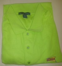 Sonic Drive-In Employee Uniform 3XL Polo Shirt Lime Green Short Sleeves NEW - £10.27 GBP