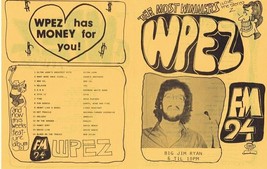 WPEZ 94 Pittsburgh VINTAGE February 14 1975 Music Survey Elton John #1 - $14.84
