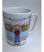 Winner mug father of the year &quot;nobody is perfect but dad comes close&quot; papel - $6.35 CAD