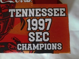 Coca Cola Classic 6 Pack Tennesse 1997 SEC Champions  Carrier 8oz Used - £1.93 GBP