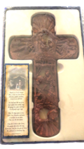 Dicksons From the Creche to the Cross Large Wall Hanging Religious Nativ... - $27.69