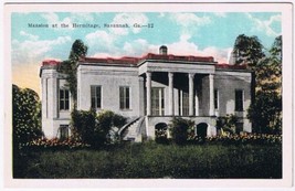 Postcard Mansion At The Hermitage Savannah Georgia - £2.33 GBP