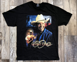 George Strait Country Music Festival T-Shirt Stedman Hanes Black - Size L - £46.65 GBP