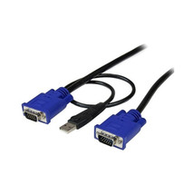STARTECH.COM SVECONUS10 10FT KVM CABLE - USB KVM CABLE - KVM SWITCH CABL... - £40.39 GBP