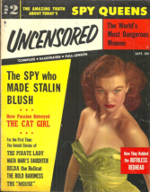 Uncensored - September 1953 - Women Secret Agents - World War Ii, World War I - £23.68 GBP