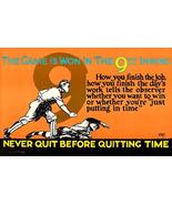 Never Quit - The Game is Won in the 9th Inning - 1923 - Motivational Poster - £26.37 GBP