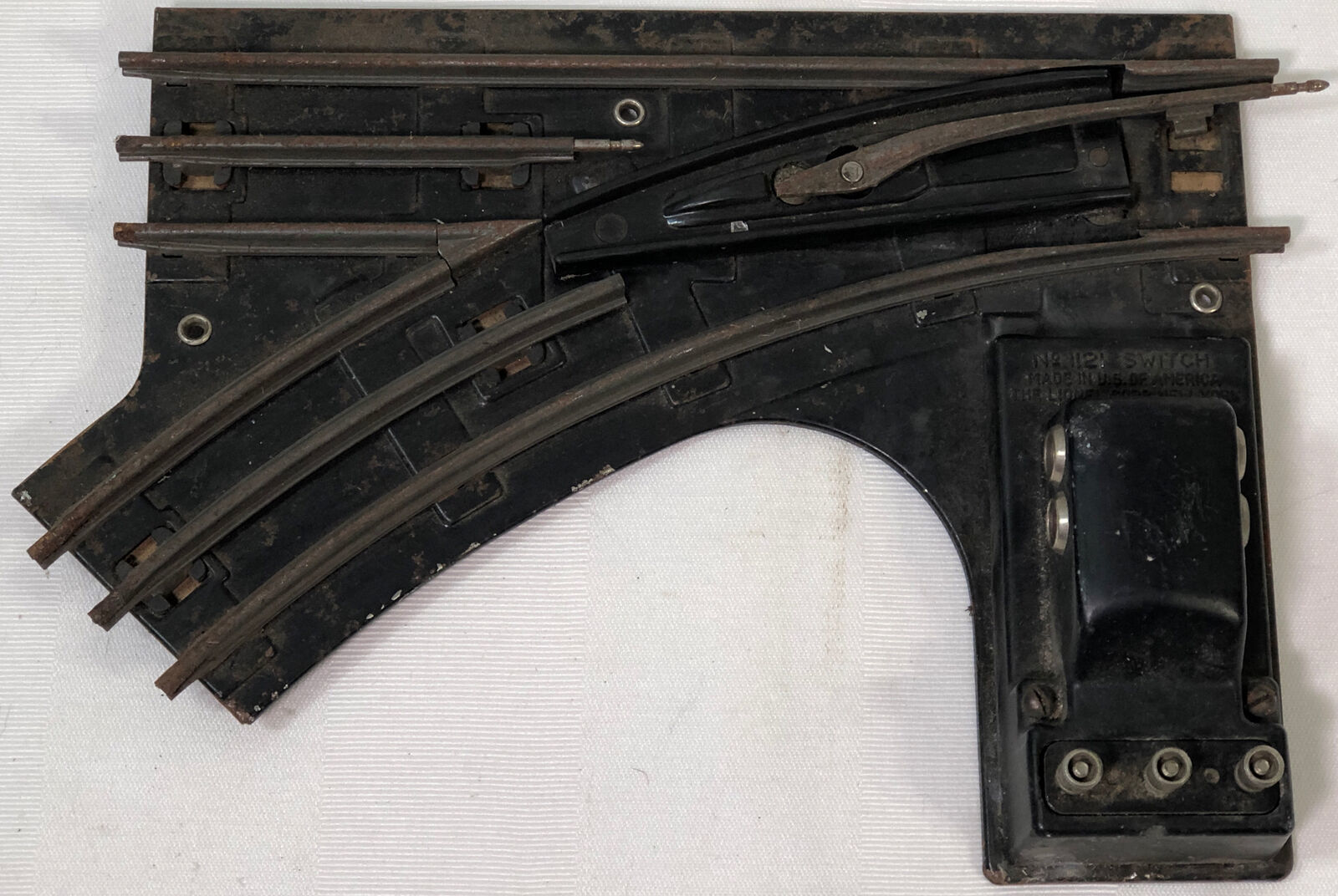 Lionel Left Track Switch #2 Black 1121 - $19.68