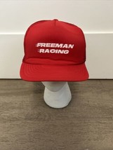 New Old Stock Freeman Racing Vintage Red Trucker Hat - $20.00