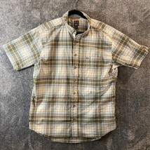 Noble Outfitters Shirt Mens Extra Large Plaid Button Up Outdoors Hiking ... - $12.63