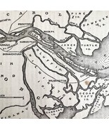 Civil War Map Fort Pulaski And Its Environs 1862 Victorian Military DWY3 - $761.39 MXN