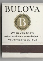 Vintage Strike on Matchbook ~ Nickel Jewelers   Authorized Bulova Jewele... - £6.11 GBP