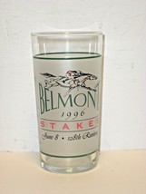 1996 - 128th Belmont Stakes glass in MINT Condition - £7.86 GBP