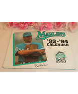 MLB Florida Marlins Official Calendar 1993 Inaugural Year 81/2&quot; x 11&quot; (C... - £10.22 GBP