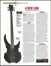 Warwick Dark Lord bass guitar review sound check article 2016 original print - £3.09 GBP