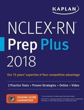 Kaplan Test Prep Ser.: NCLEX-RN Prep Plus 2018 : 2 Practice Tests + Prov... - €15,25 EUR
